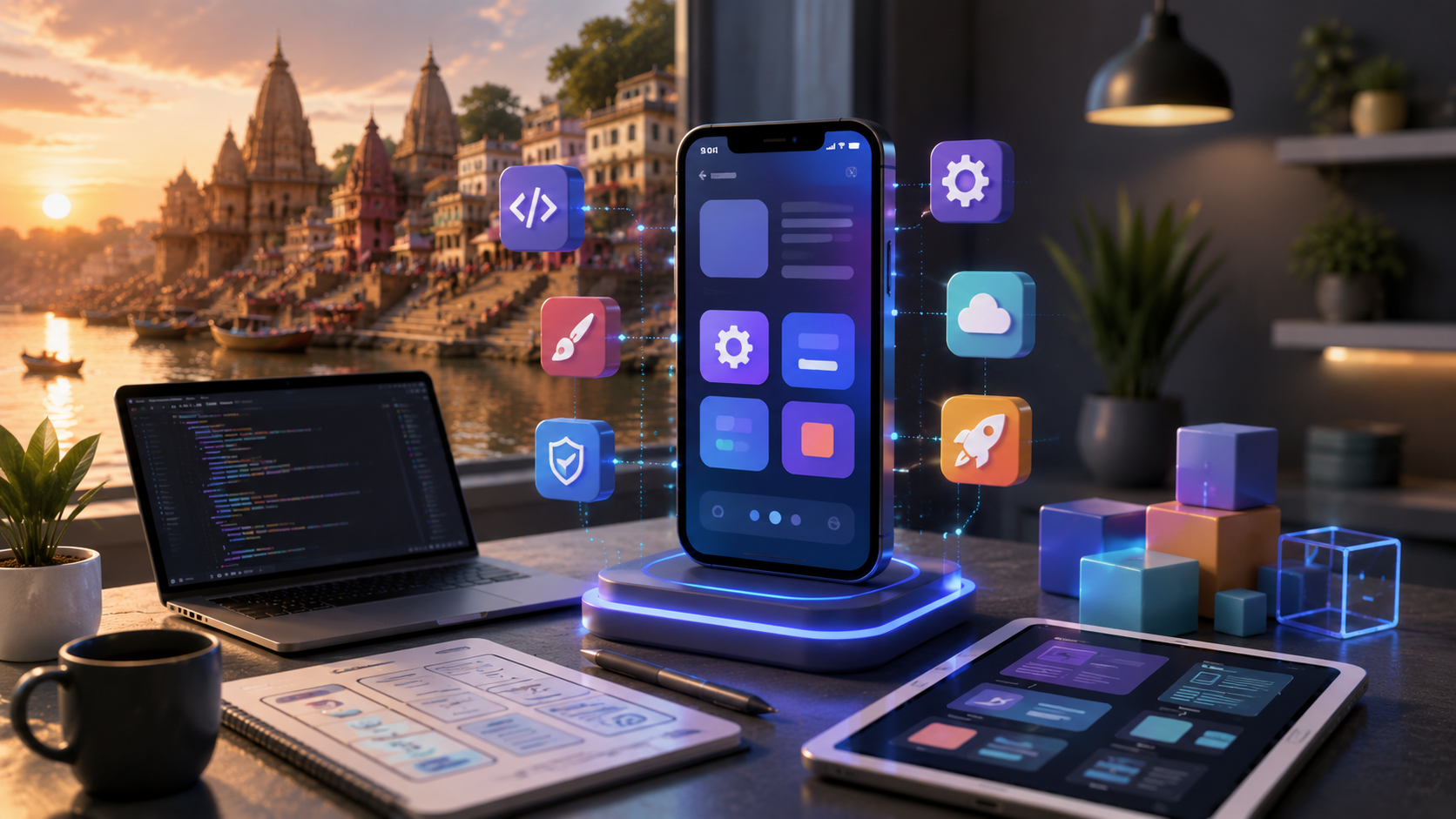 Best mobile app development company in Varanasi 2026 Android iOS Flutter guide Web Developer Kashi