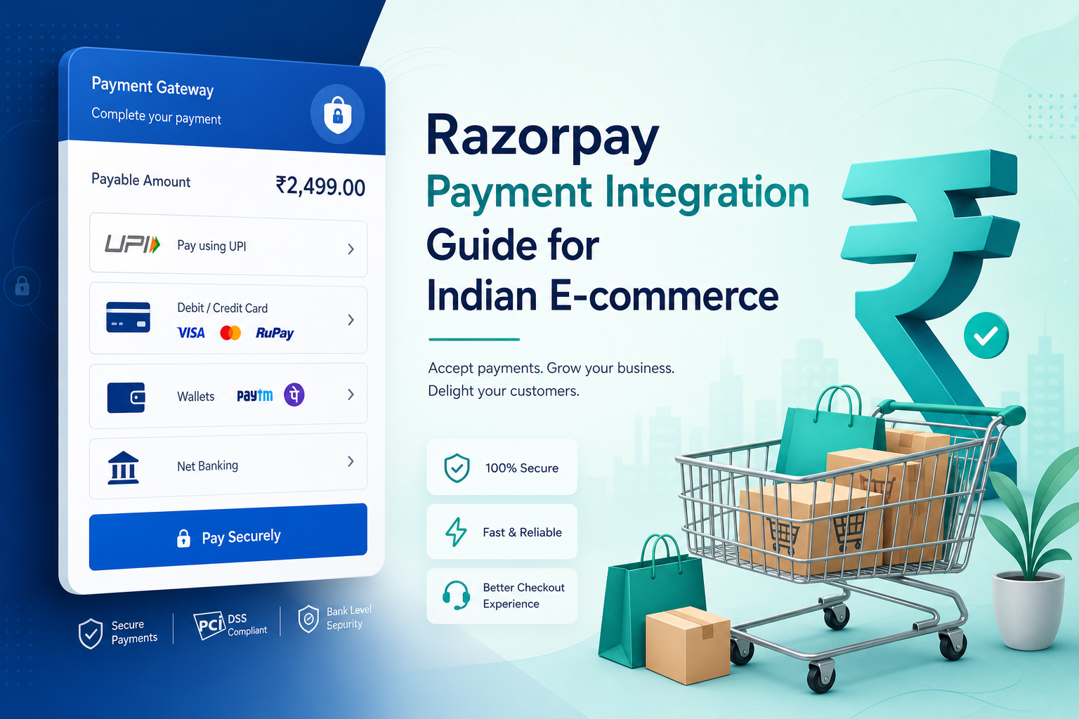 Razorpay payment integration for e-commerce websites in India — UPI and card checkout guide