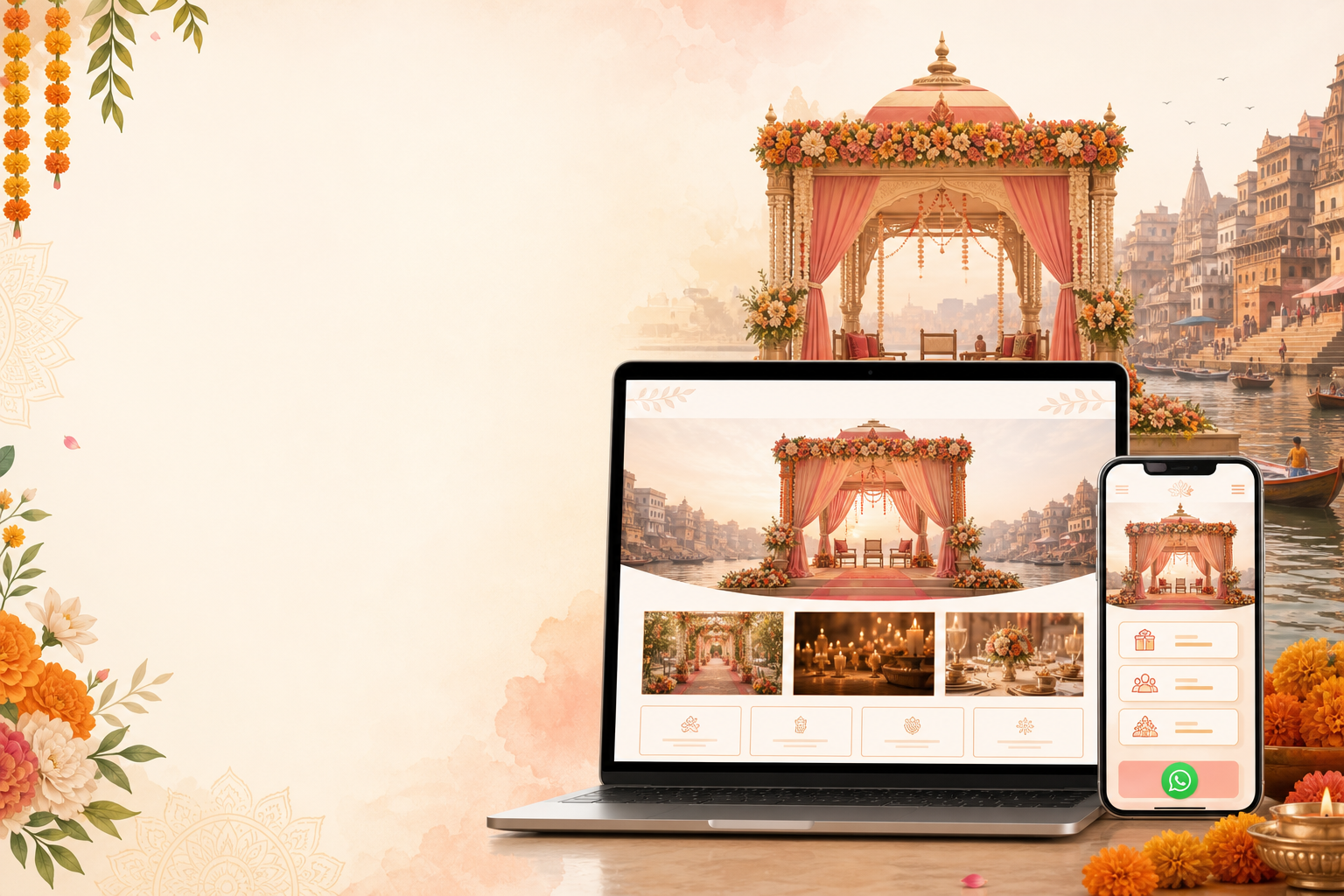 Wedding planner and event management website guide for Varanasi planners and decorators 2026
