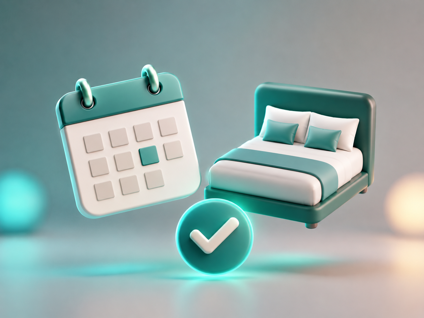 Booking & packages — 3D illustration
