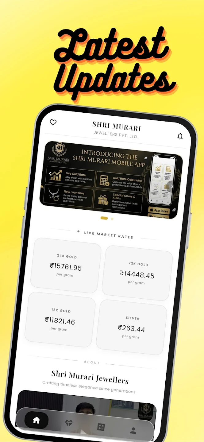 Shri Murari Jewellers app — Latest updates