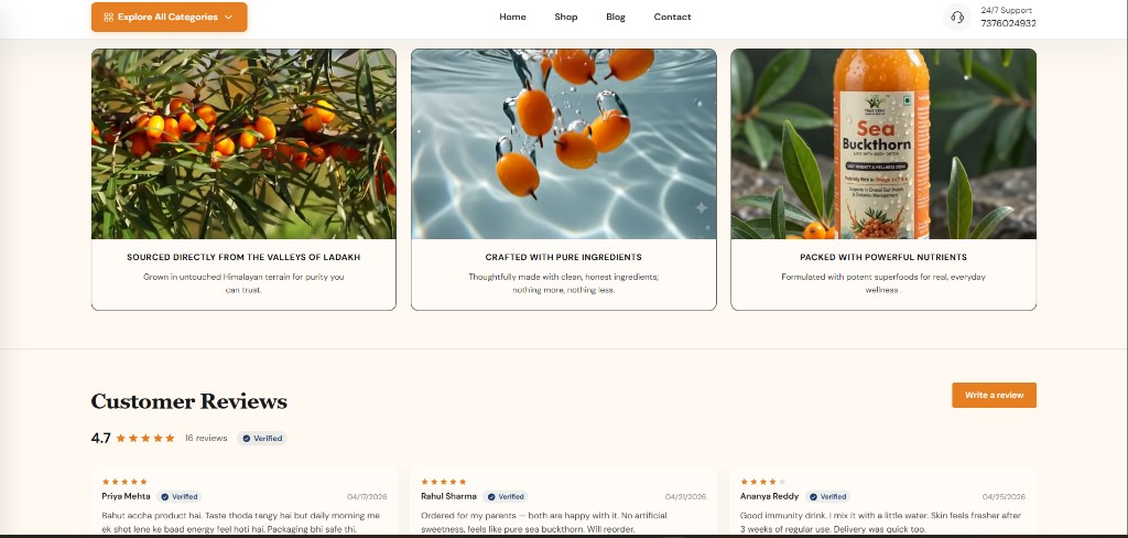 Threpsi Healthcare customer reviews — verified ratings and product value cards
